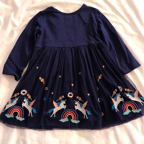Hanna Andersson Unicorn Dress. 2T - Picture 4 of 5